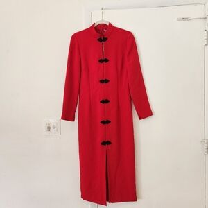 Elegant Red Long Dress